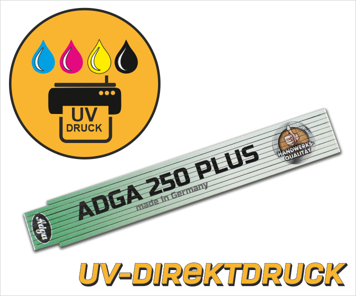 UV-Direktdruck - bedruckte meterstaäbe von Stabila